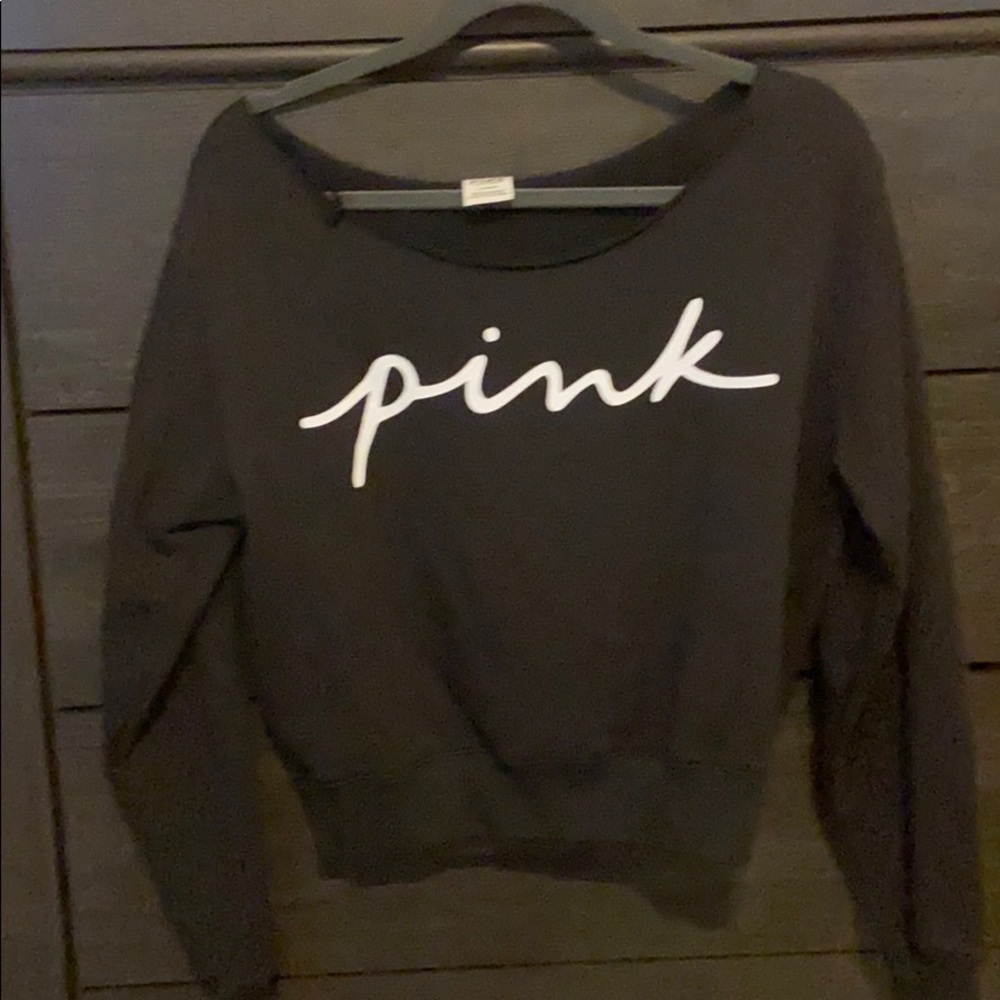 Black pink sweatshirt